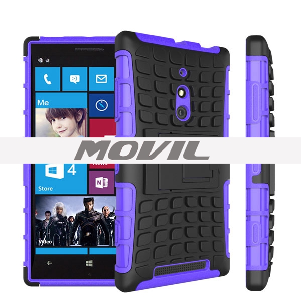 NP-1900 2 en 1 funda para  Nokia Lumia 830 con soporte-5